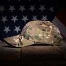Multicam Full Fabric American Flag Range Hat-2