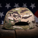 Multicam Full Fabric American Flag Range Hat-4