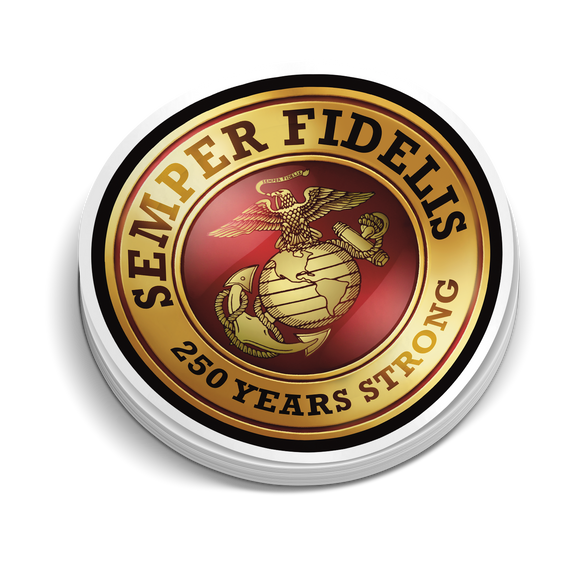 Marine Corps 250th Birthday Pack (11 Stickers)