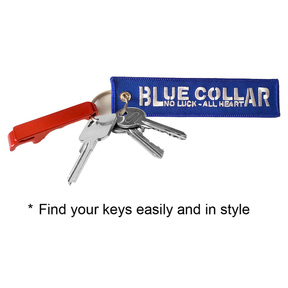 Blue Collar American Key Chain & Bottle Opener