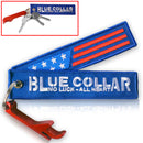 Blue Collar American Key Chain & Bottle Opener-1