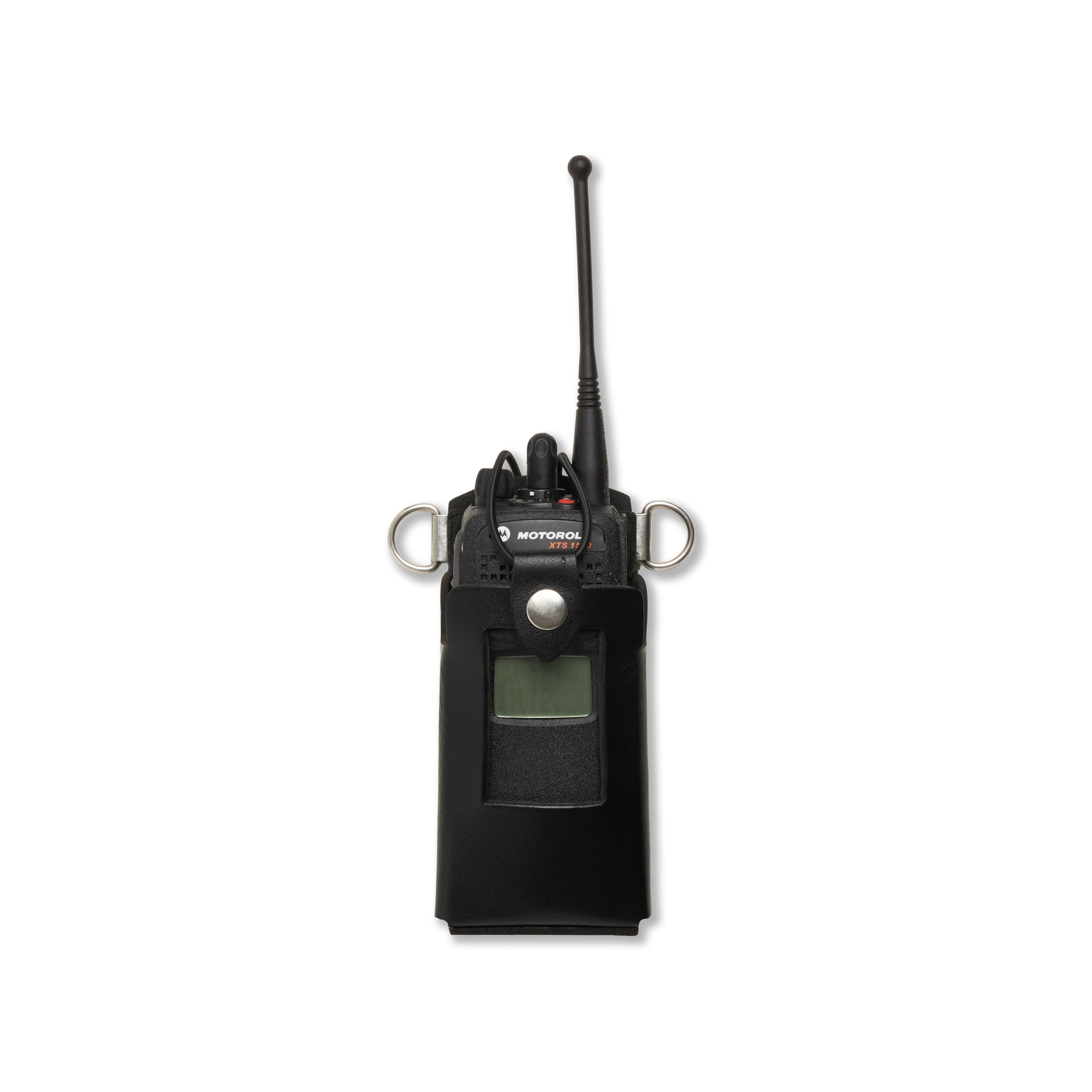 Leather Radio Carrier (w Window for Screen)