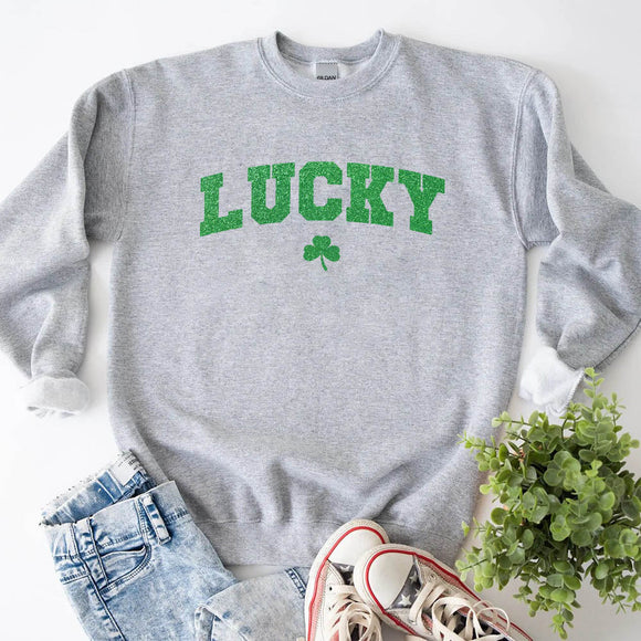 St Patricks Day Cute Lucky Clover Top