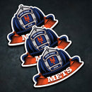 MLB (NL) Fire Helmet Stickers - 3 Pack-7