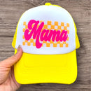 Trucker Hat -  "Mama" Yellow Hat-1