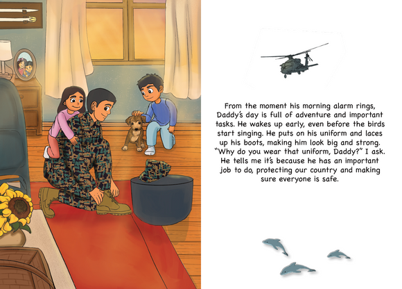 USMC Marine Children’s Book - My Daddy, My Marine by Matthew E. Miller