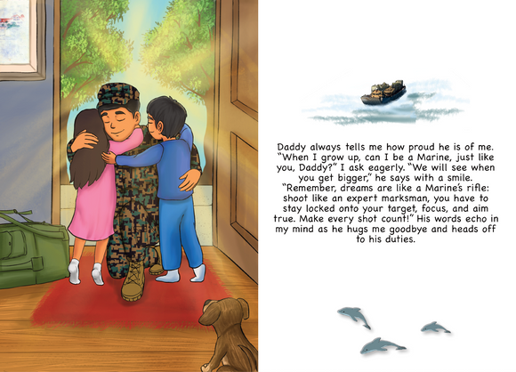USMC Marine Children’s Book - My Daddy, My Marine by Matthew E. Miller