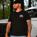 Men's Dangerous Freedom Over Peaceful Slavery Patriotic T-Shirt-2