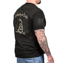 Men's Metallic Gold Liberty or Death Patriotic T-Shirt-5