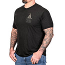 Men's Metallic Gold Liberty or Death Patriotic T-Shirt-10