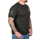 Men's Metallic Gold Liberty or Death Patriotic T-Shirt-11