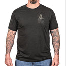 Men's Metallic Gold Liberty or Death Patriotic T-Shirt-12