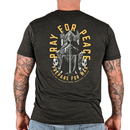 Men's Pray for Peace | Prepare for War Patriotic T-Shirt-3
