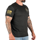 Men's Pray for Peace | Prepare for War Patriotic T-Shirt-4