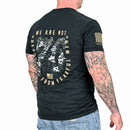 Men's We Are Not Descended from Fearful Men  Patriotic T-Shirt - Heather Black-1