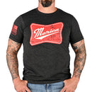 Men's 'Merica Patriotic T-Shirt - Heather Charcoal-5