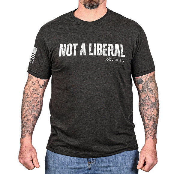 Men's Not A Liberal (Obviously) Patriotic T-Shirt