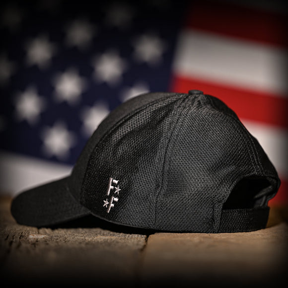 Midnight Black American Flag Ball Cap