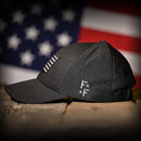 Midnight Black American Flag Ball Cap-2