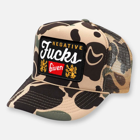 BROWN CAMO CURVED BILL HAT COLLECTION