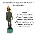 U.S. Navy Kids Toy, Sailor Magnetic Dress Up Set, Military Kids Gift, Navy Kid Gift, Deployment Gift for Kids-3