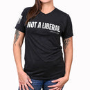 Women's Not A Liberal (Obviously) Patriotic Boyfriend Fit Tshirt-2
