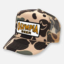 BROWN CAMO CURVED BILL HAT COLLECTION-24
