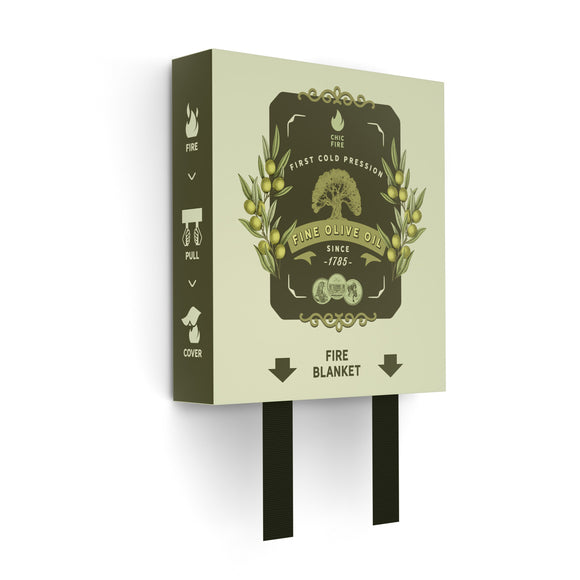 Design Fire Blanket - Olive Oil