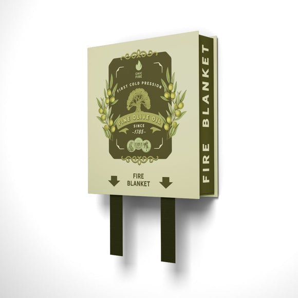 Design Fire Blanket - Olive Oil