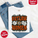 Outlaw Women Flames Shirt – Vintage Western Cowgirl Shirt-7