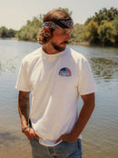 Born & Raised 'Merica T-Shirt - White | The Brave Ones-3
