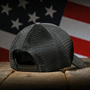 Charcoal & Black "Patriot" Trucker Hat-6