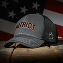 Charcoal & Black "Patriot" Trucker Hat-1