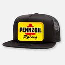 PENNZOIL RACE TEAM FLAT BILL PATCH HAT-1
