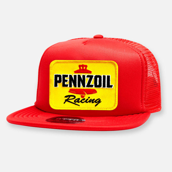 PENNZOIL RACE TEAM FLAT BILL PATCH HAT
