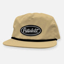 PETERBUILT UNSTRUCTURED SNAPBACK BLACK PATCH HAT-1