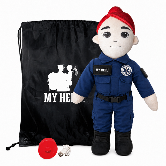 Paramedic Doll & EMT Doll | Recordable First Responder Gift
