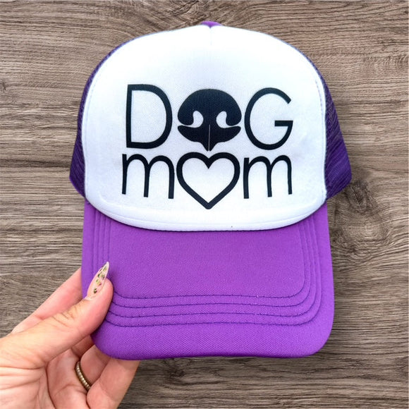 Trucker Hat -  "Dog Mom"