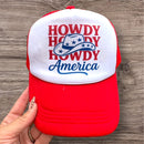 Trucker Hat -  "Howdy Howdy Howdy America"-1