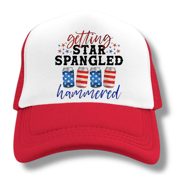 Trucker Hat -  Star Spangled Hammered