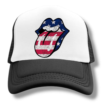 Trucker Hat  - Flag Rolling Stones