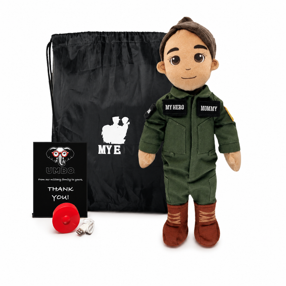 Pilot Daddy Doll | Military Doll in Flight Suit | Recordable