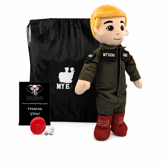 Pilot Daddy Doll | Military Doll in Flight Suit | Recordable