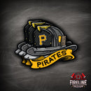 MLB Fire Helmet Sticker - 3 PACK-21