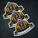 MLB (NL) Fire Helmet Stickers - 3 Pack-12