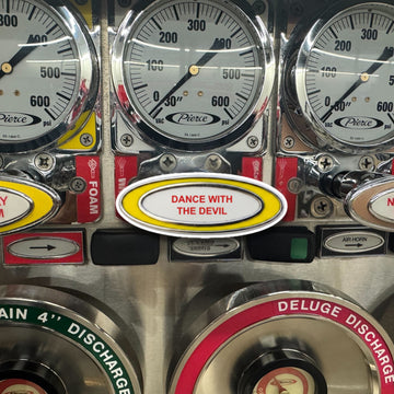 Pump Panel - "Dance with the devil" Sticker - 0