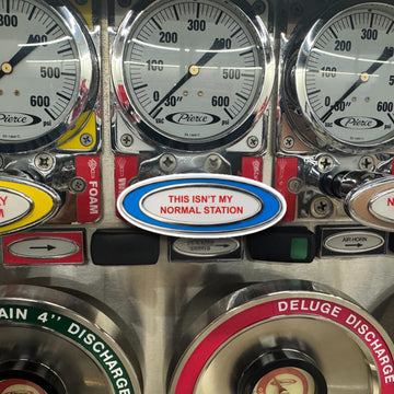 Pump Panel - "This isn't my normal station" Sticker - 0