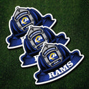 NFL Fire Helmet Stickers - 3 Pack-20