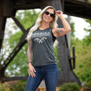 Women's Unalienable Rights Muscle Tank - Pewter-2