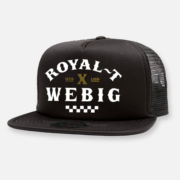 ROYAL-T x WEBIG HATS BLACK / ON SALE!